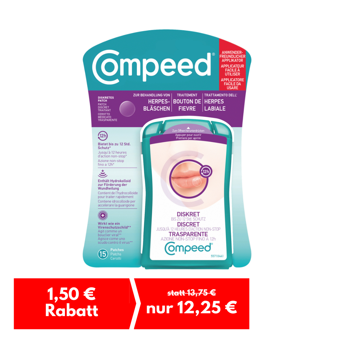 Compeed® Herpesbläschen Patch	Pflaster 15 Stück