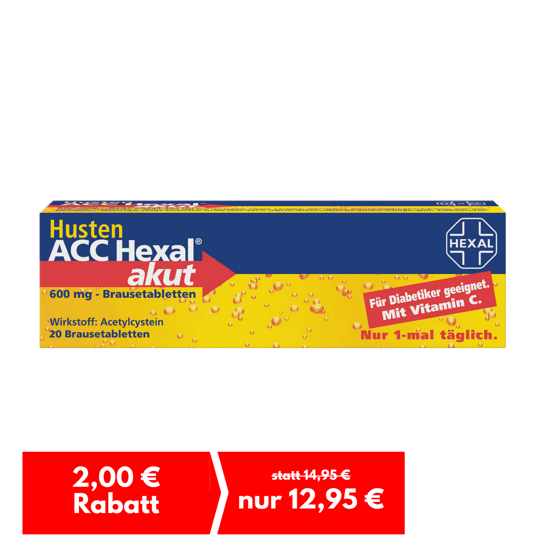 Husten ACC Hexal® akut 20 Brausetabletten