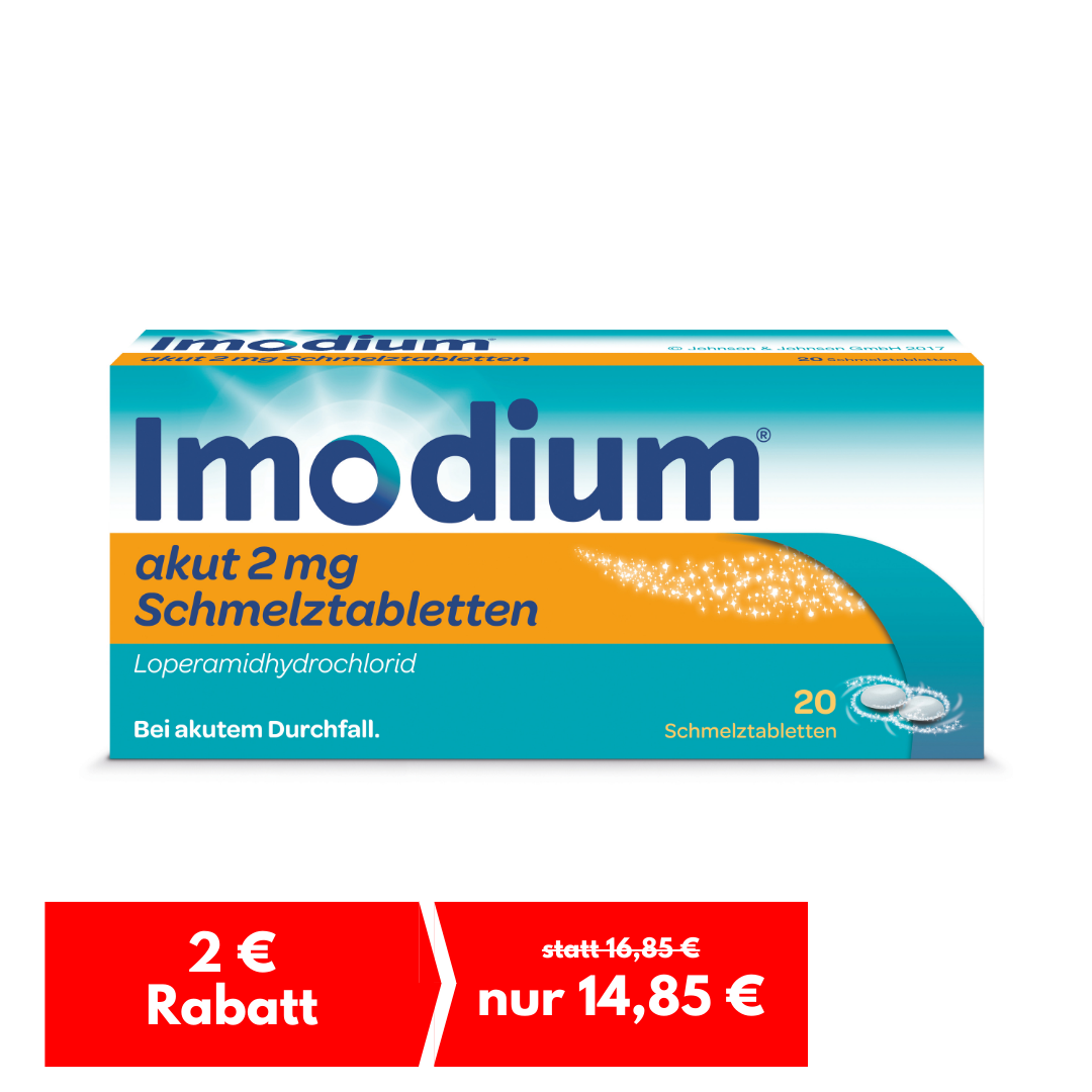 Imodium® akut 2 mg Schmelztabletten 20ST